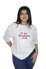 In My Bookish Era Women Embroidery T-Shirt