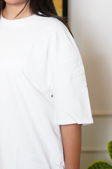 White Women  Plain T-Shirt