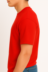 Red Men Plain T-Shirt