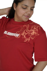 BOOLD-RUSH PUFF PRINT T-SHIRT FOR WOMEN