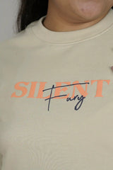Silent PUFF PRINT T-SHIRT FOR WOMEN