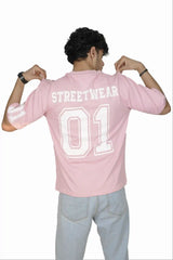 Kapda Kulture pink oversized t shirt puff print 01 graphic back design streetwear