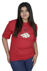 Cloud PUFF PRINT T-SHIRT FOR WOMEN