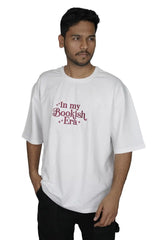 In My Bookish Era men Embroidery T-Shirt