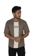 Kapda Kulture grey puff print oversized t shirt for men streetwear styling look