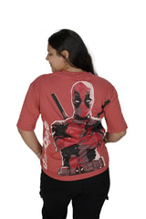 Deadpool PUFF PRINT T-SHIRT FOR WOMEN