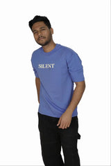 Silent Puff Print Oversized T-Shirt Men India | 280 GSM | Kapda Kulture