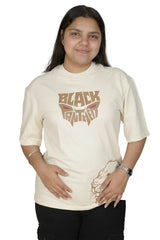 Black Panther PUFF PRINT T-SHIRT FOR WOMEN