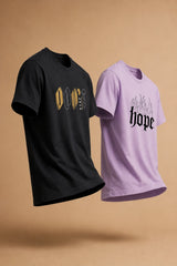 Hope & Don't Regular Fit T-Shirt | 180 GSM | Kapda Kulture