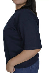 Slow Mornings Club Women Embroidery T-Shirt