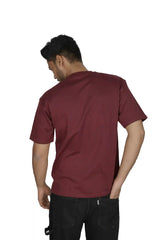 BE PRESENT Men Embroidery T-Shirt