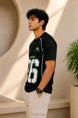 86 Black Oversized T-Shirt Men India | Kapda Kulture