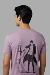 Jinwo Sang Light Purple Slim Fit T-Shirt