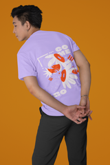 Back View Bloom & Move Slim Fit T-Shirt - Kapda Kulture