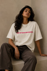 CEO of Bad Decisions Oversized T-Shirt For Women