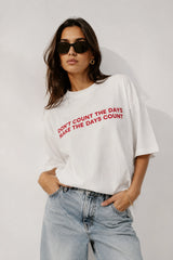 Don't Count The Days Oversized T-Shirt For Women