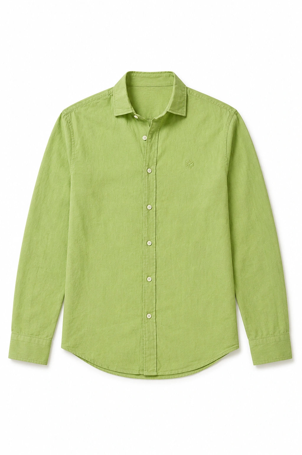 Sage Green Linen Cotton Shirt for Men | Premium Casual Shirt | Kapda Kulture