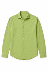 Sage Green Linen Cotton Shirt for Men | Premium Casual Shirt | Kapda Kulture