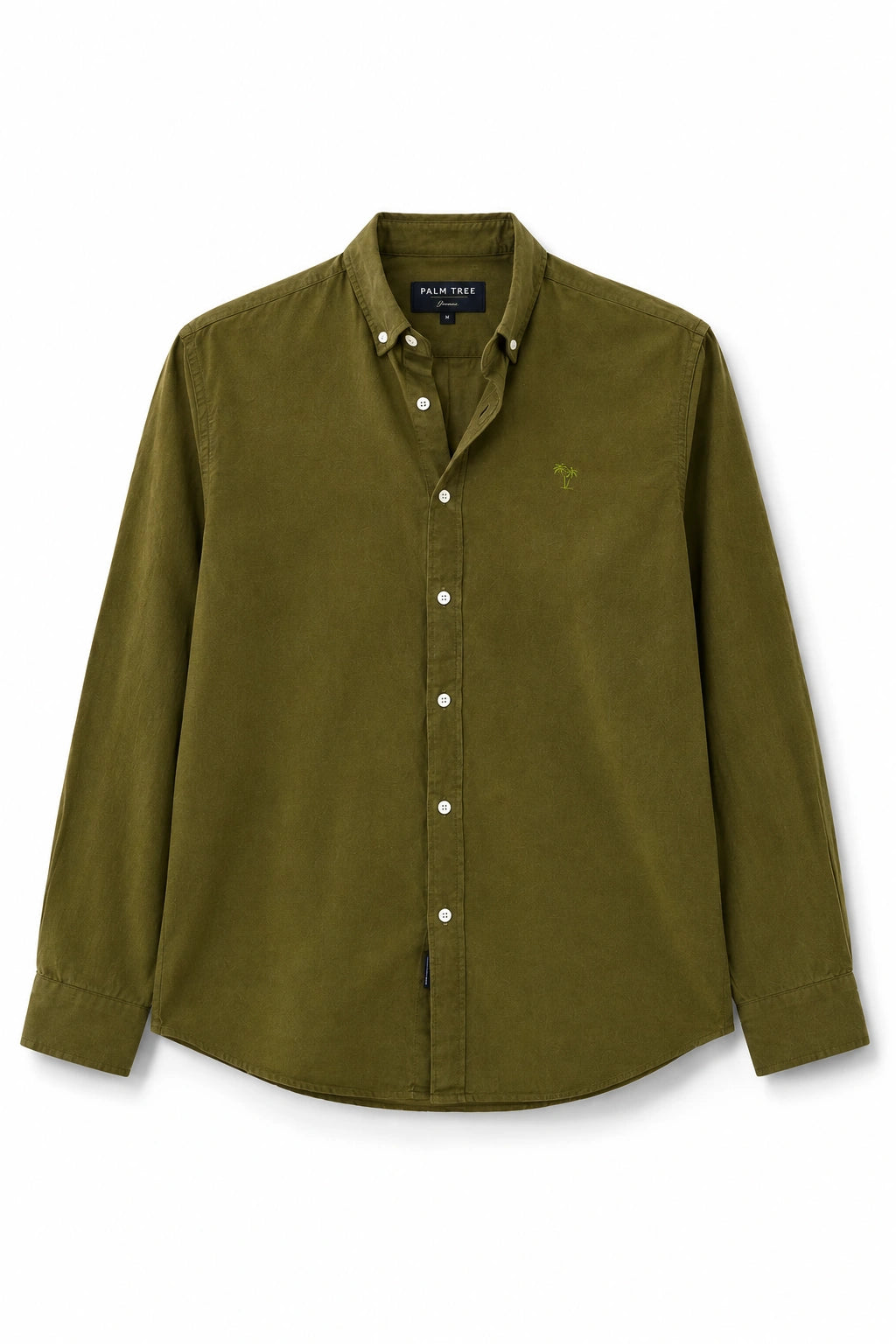 Olive Green Linen Shirt for Men | Premium Casual Shirt | Kapda Kulture