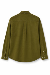 Olive Green Linen Shirt for Men | Premium Casual Shirt | Kapda Kulture