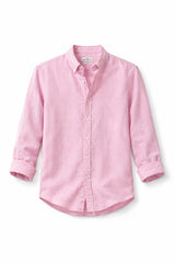 Rose Calm Linen Cotton Shirt for Men | Premium Casual Shirt | Kapda Kulture