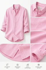 Rose Calm Linen Cotton Shirt for Men | Premium Casual Shirt | Kapda Kulture