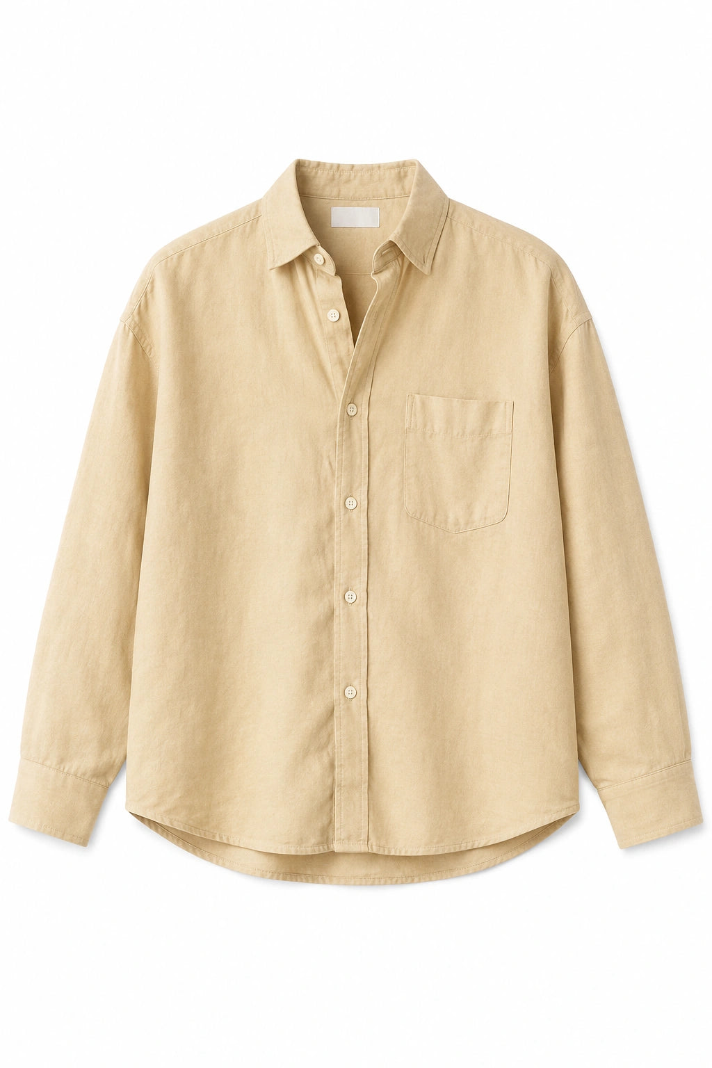 Desert Beige Linen Cotton Shirt for Men | Premium Casual Shirt | Kapda Kulture