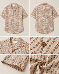 Desert Drift Linen Cotton Shirt for Men | Premium Casual Shirt | Kapda Kulture