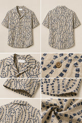 Ocean Drift Linen Cotton Shirt for Men | Premium Casual Shirt | Kapda Kulture