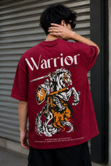 Courage Puff Oversized T-Shirt for Men | Kapda Kulture
