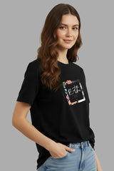 HOT BLACK Women T-Shirt