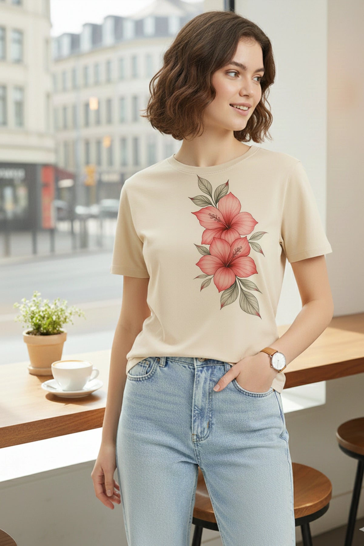 Flower Women T-Shirt