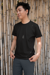 Front View Bloom & Move Men Slim Fit T-Shirt - Kapda Kulture