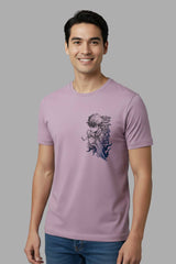 Jinwo Sang Light Purple Slim Fit T-Shirt