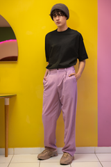 Full Body View Win Men Black Oversized T-Shirt - Kapda Kulture
