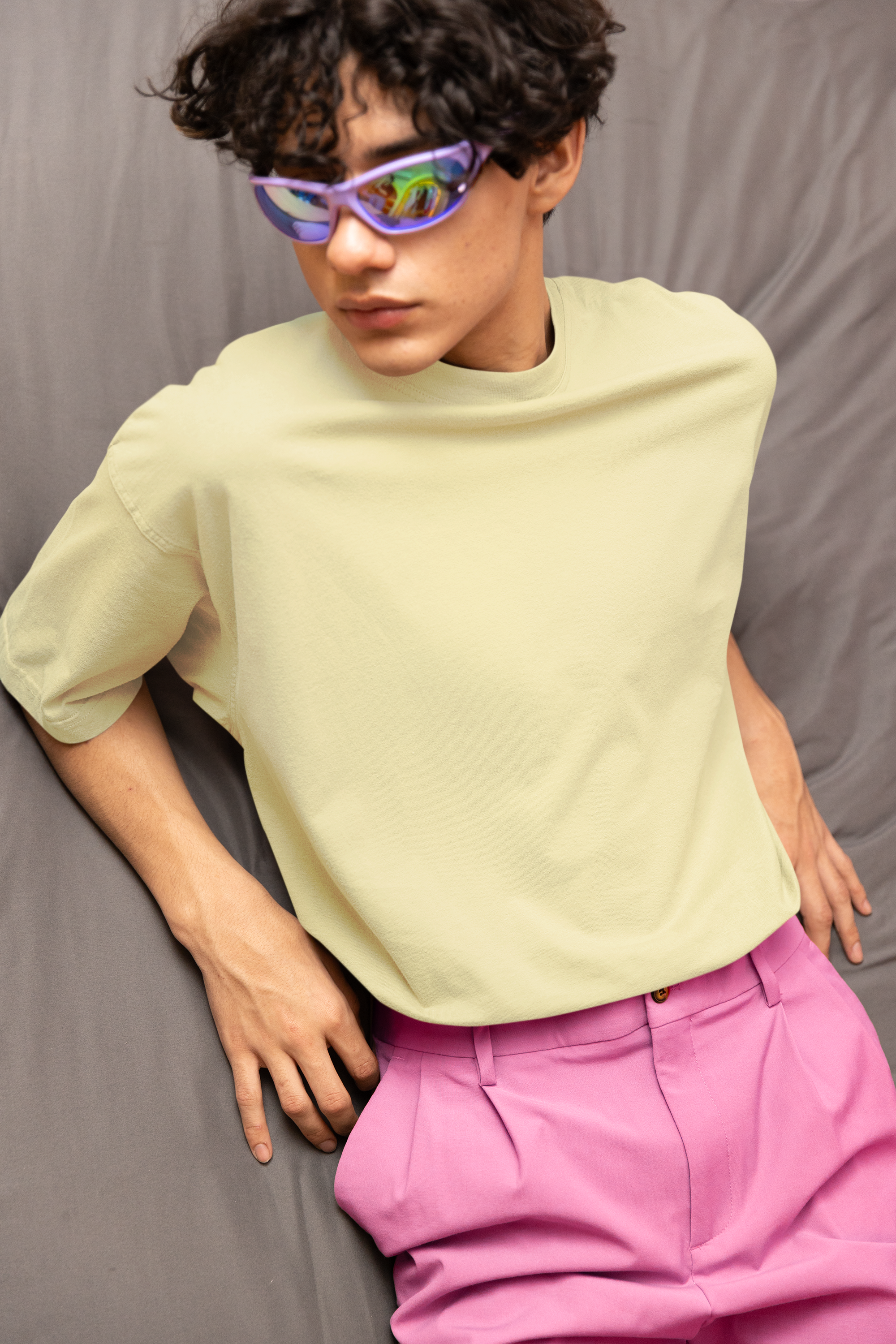 Hot Look Groove Galaxy Men Oversized T-Shirt  Kapda Kulture