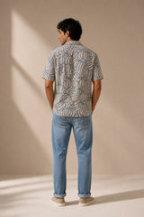 Ocean Drift Linen Cotton Shirt for Men | Premium Casual Shirt | Kapda Kulture