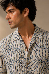 Ocean Drift Linen Cotton Shirt for Men | Premium Casual Shirt | Kapda Kulture