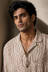 Desert Drift Linen Cotton Shirt for Men | Premium Casual Shirt | Kapda Kulture