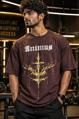 Animus Graphic Oversized T-Shirt for Men | Kapda Kulture