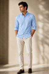 Sky Breeze Linen Cotton Shirt for Men | Premium Casual Shirt | Kapda Kulture