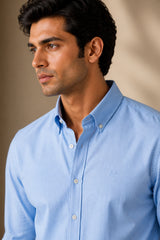 Sky Breeze Linen Cotton Shirt for Men | Premium Casual Shirt | Kapda Kulture