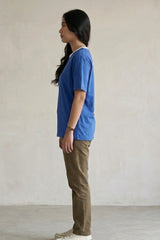 Keep It Positive Royal Blue Women’s Summer T-Shirt