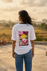 Keep It Positive White Women’s Summer T-Shirt