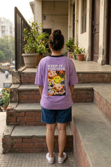 Keep It Positive Light Purple Women’s Summer T-Shirt