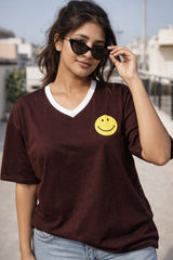 Keep It Positive Coffee Brown Women’s Summer T-Shirt