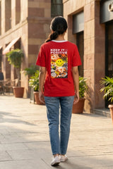 Keep It Positive Bright Red Women’s Summer T-Shirt