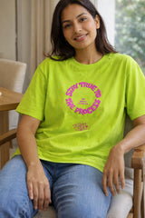 Stay True Neon Green Women’s Summer T-Shirt