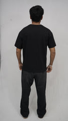 Black Men Plain T-Shirt