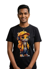 Urban DJ Tiger Graphic T-Shirt for men
